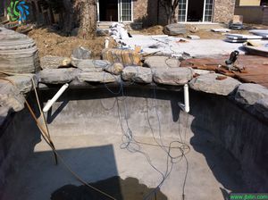 南沙别墅鱼池设计建造